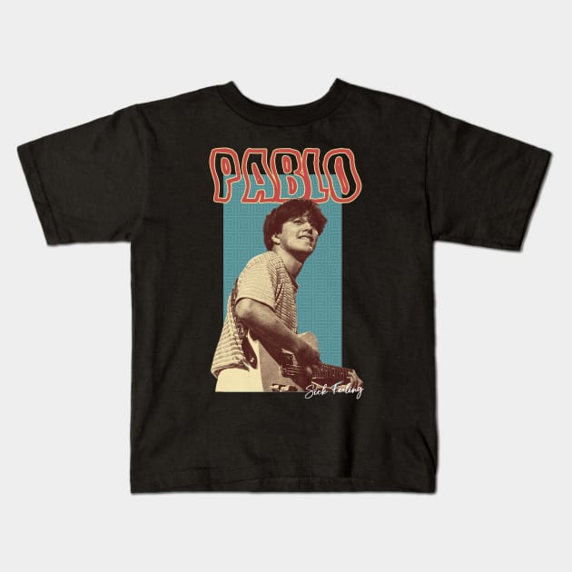 Boy Pablo 777 Kids T-Shirt by gwpxstore